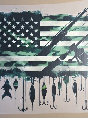 DTF-Flag with Fishing Poles