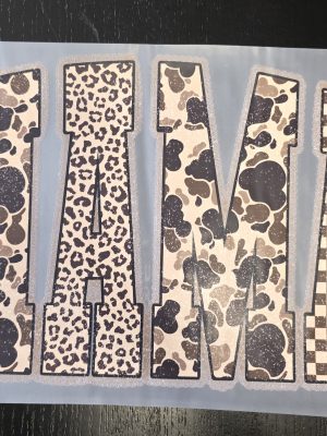 DTF-Mama in Brown Camo