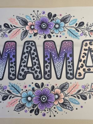 DTF-Mama with Flowers