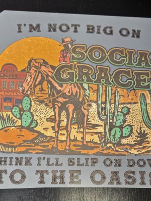 DTF-Slip on Down to the Oasis