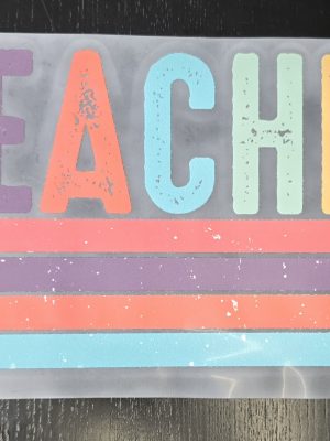 DTF-Teacher in Multi-Color