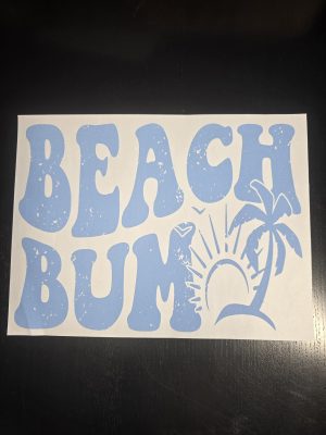 Screenprint- Beach Bum in Blue