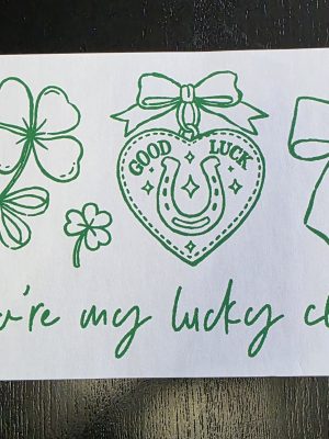 Screenprint- Lucky Charm in Green